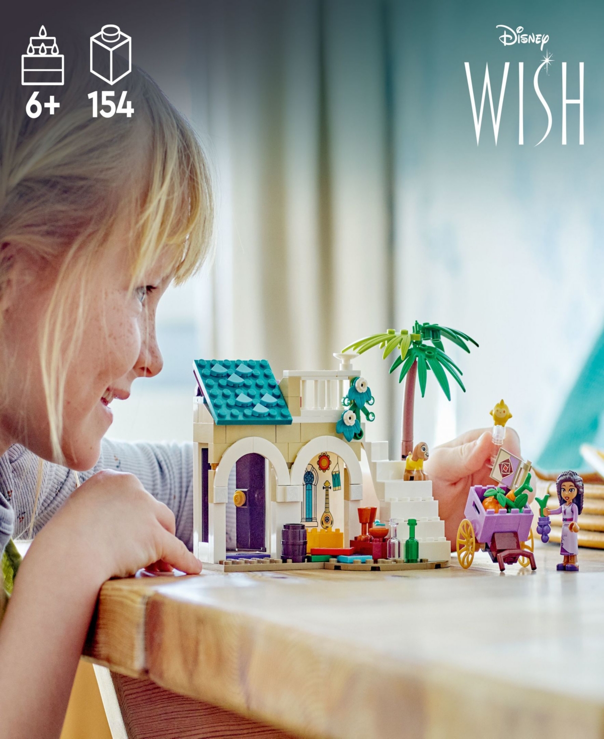 Lego Disney 43223 Princess Asha in the City of Rosas Toy Building Set