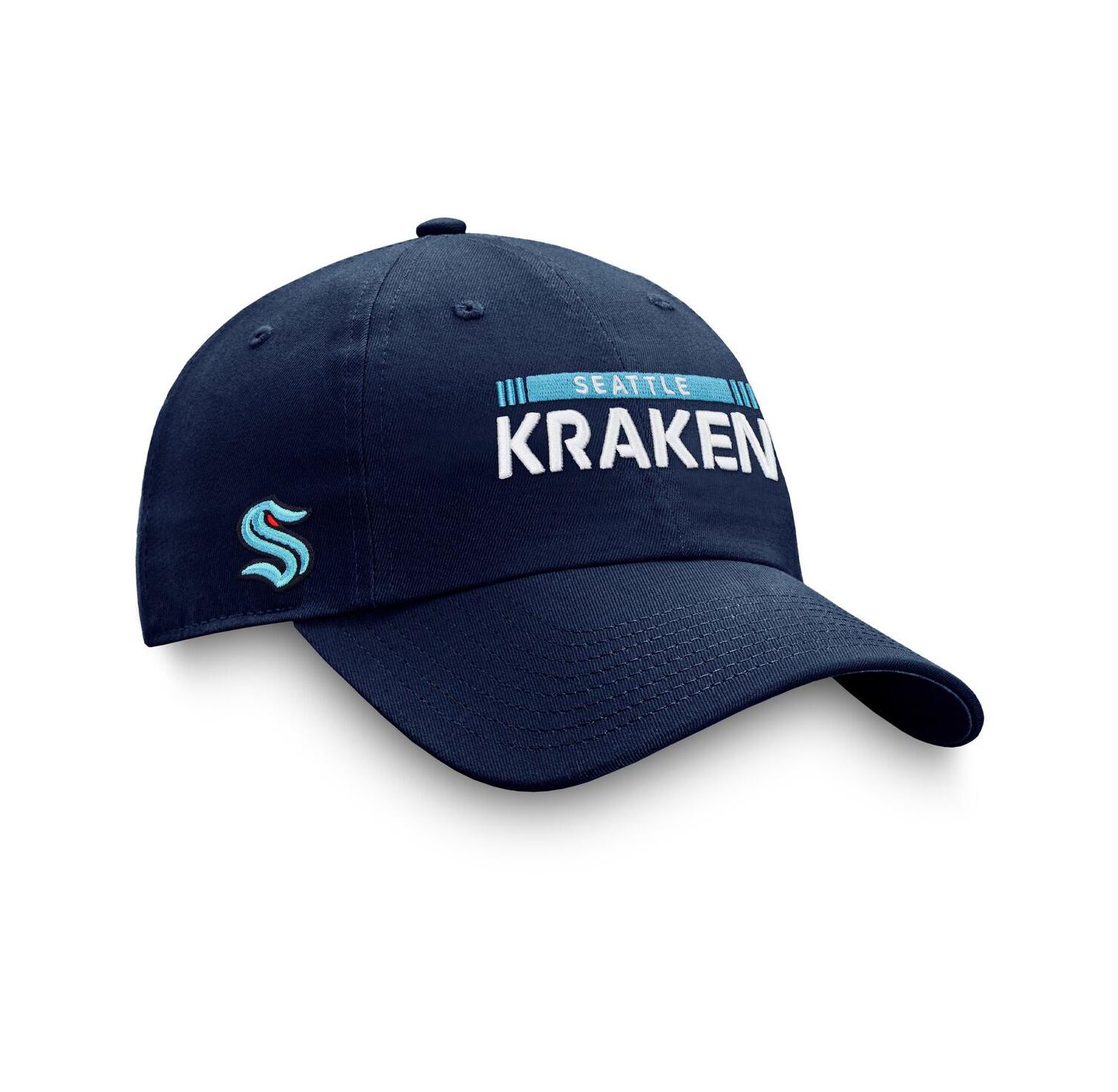 Men's Deep Sea Blue Seattle Kraken Authentic Pro Rink Adjustable Hat