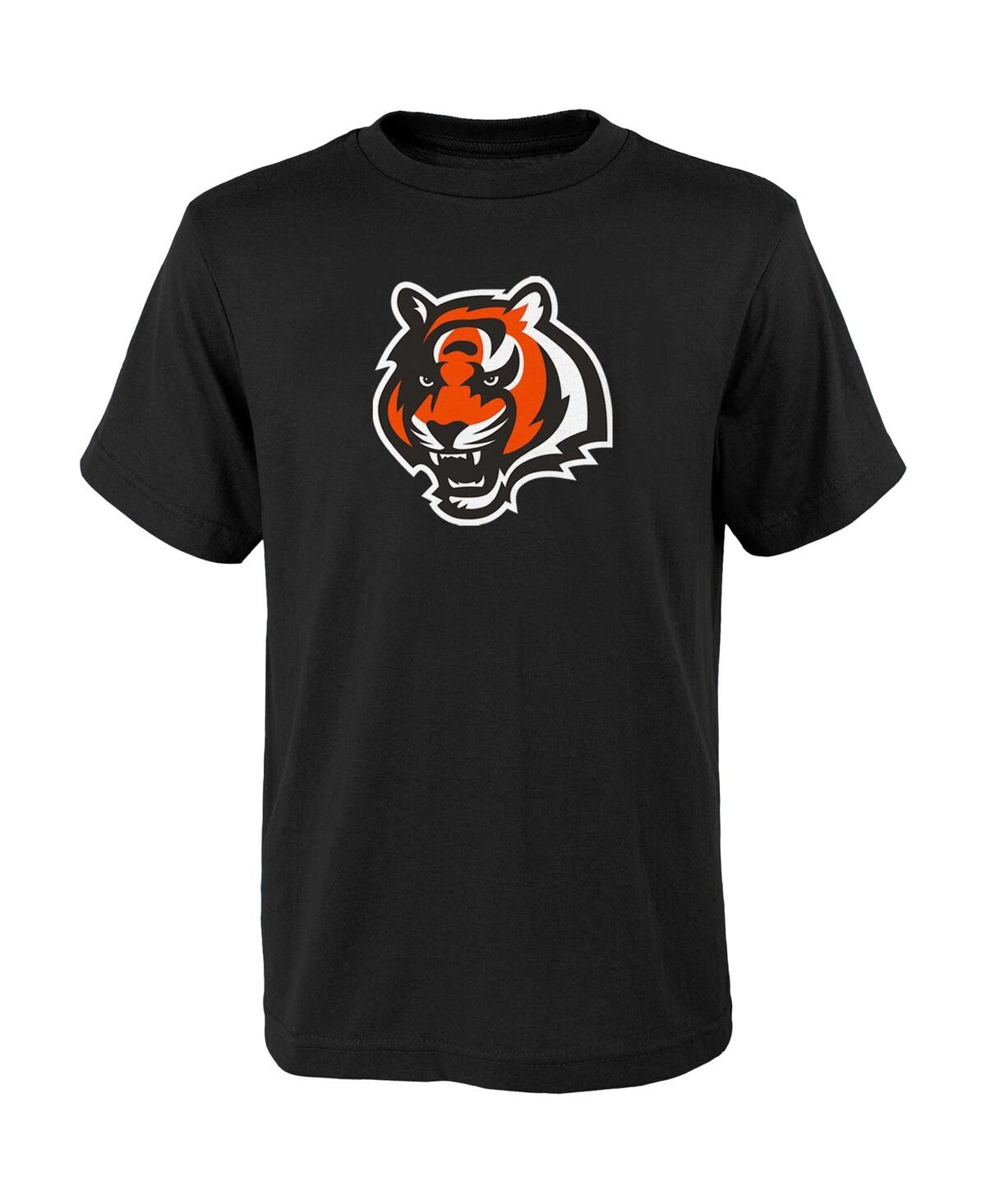 Shop Outerstuff Big Boys Black Cincinnati Bengals Primary Logo T-shirt