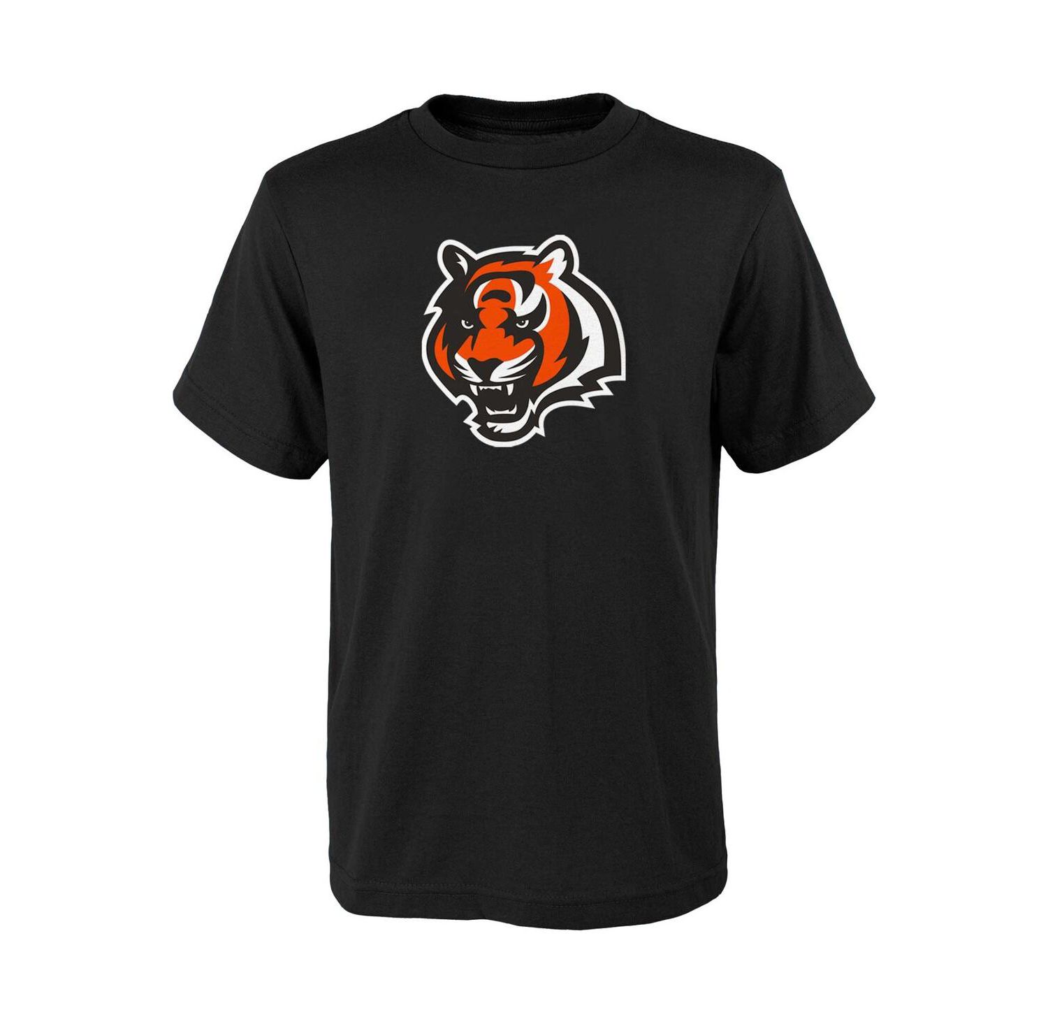 Big Boys Black Cincinnati Bengals Primary Logo T-shirt