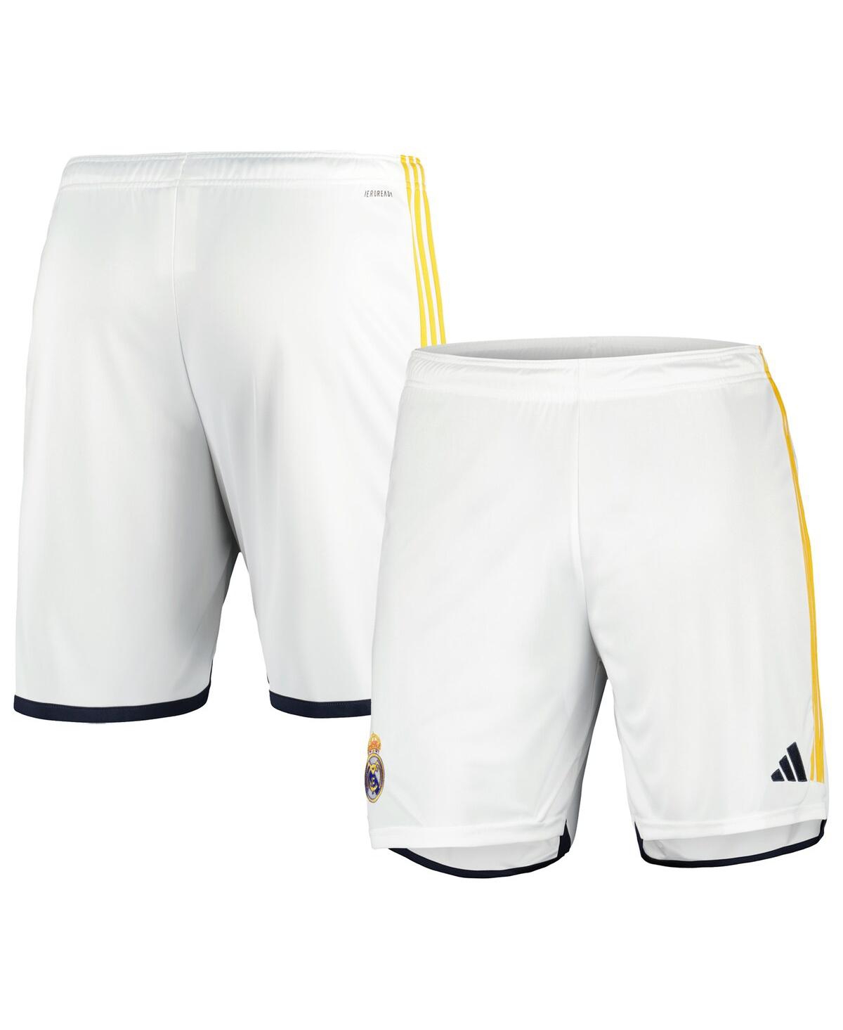 Shop Adidas Originals Men's Adidas White Real Madrid 2023/24 Training Shorts