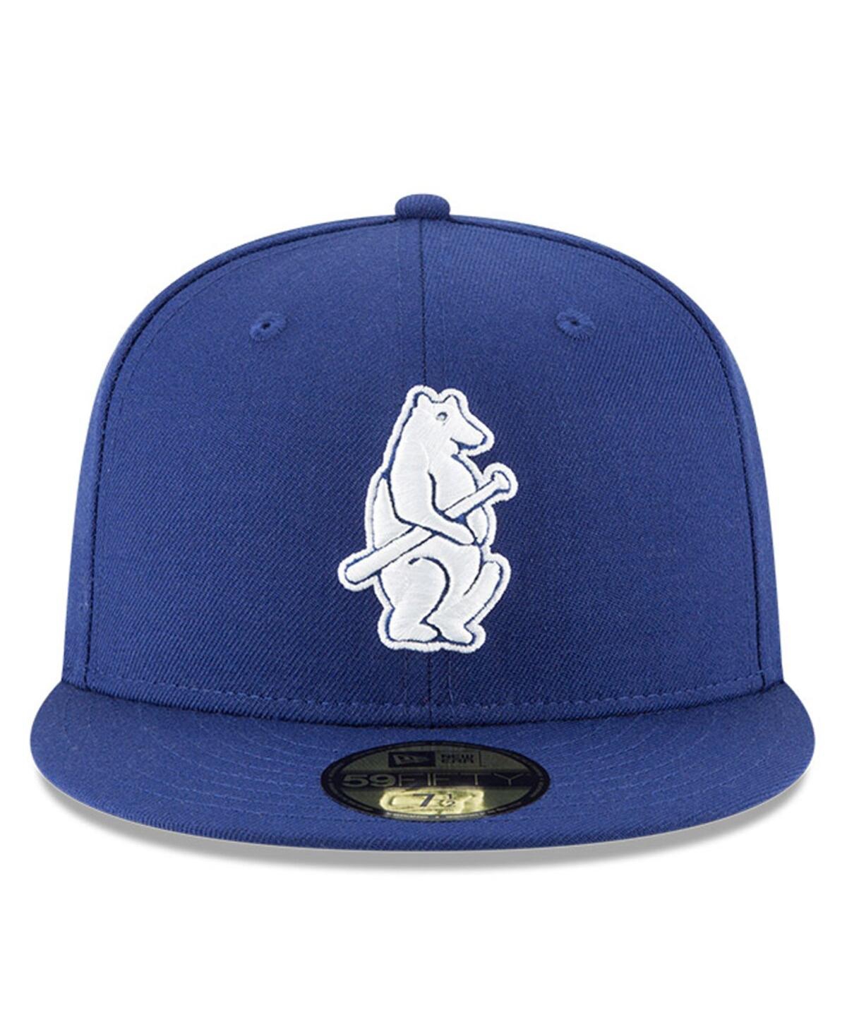 Men's New Era Royal Chicago Cubs Cooperstown Collection Wool 59FIFTY Fitted Hat