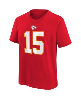Little Boys and Girls Patrick Mahomes Red Kansas City Chiefs Player Name and Number T-shirt