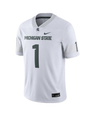 Men's #1 Michigan State Spartans Football Game Jersey