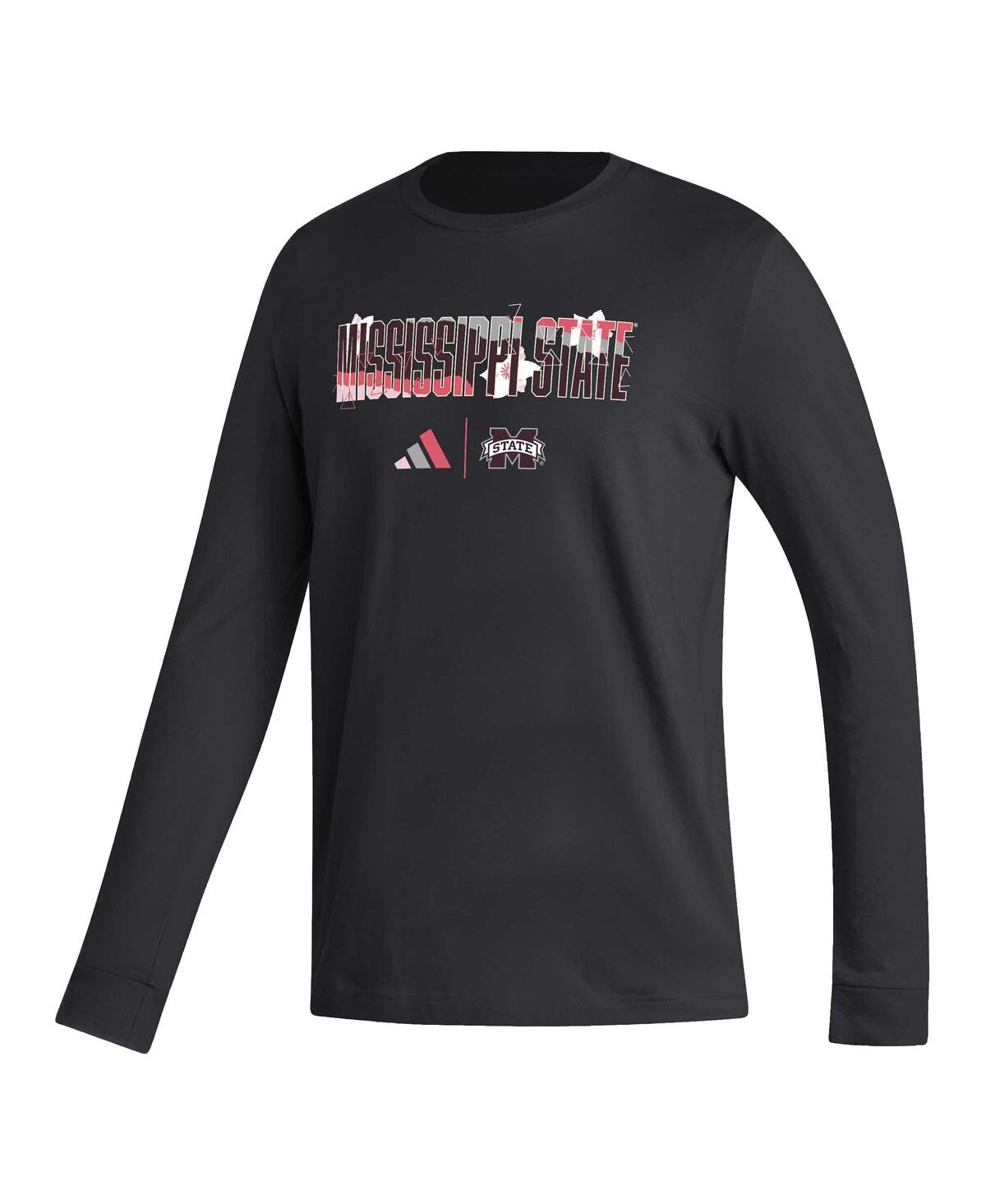 Shop Adidas Originals Men's Adidas Black Mississippi State Bulldogs Honoring Black Excellence Long Sleeve T-shirt