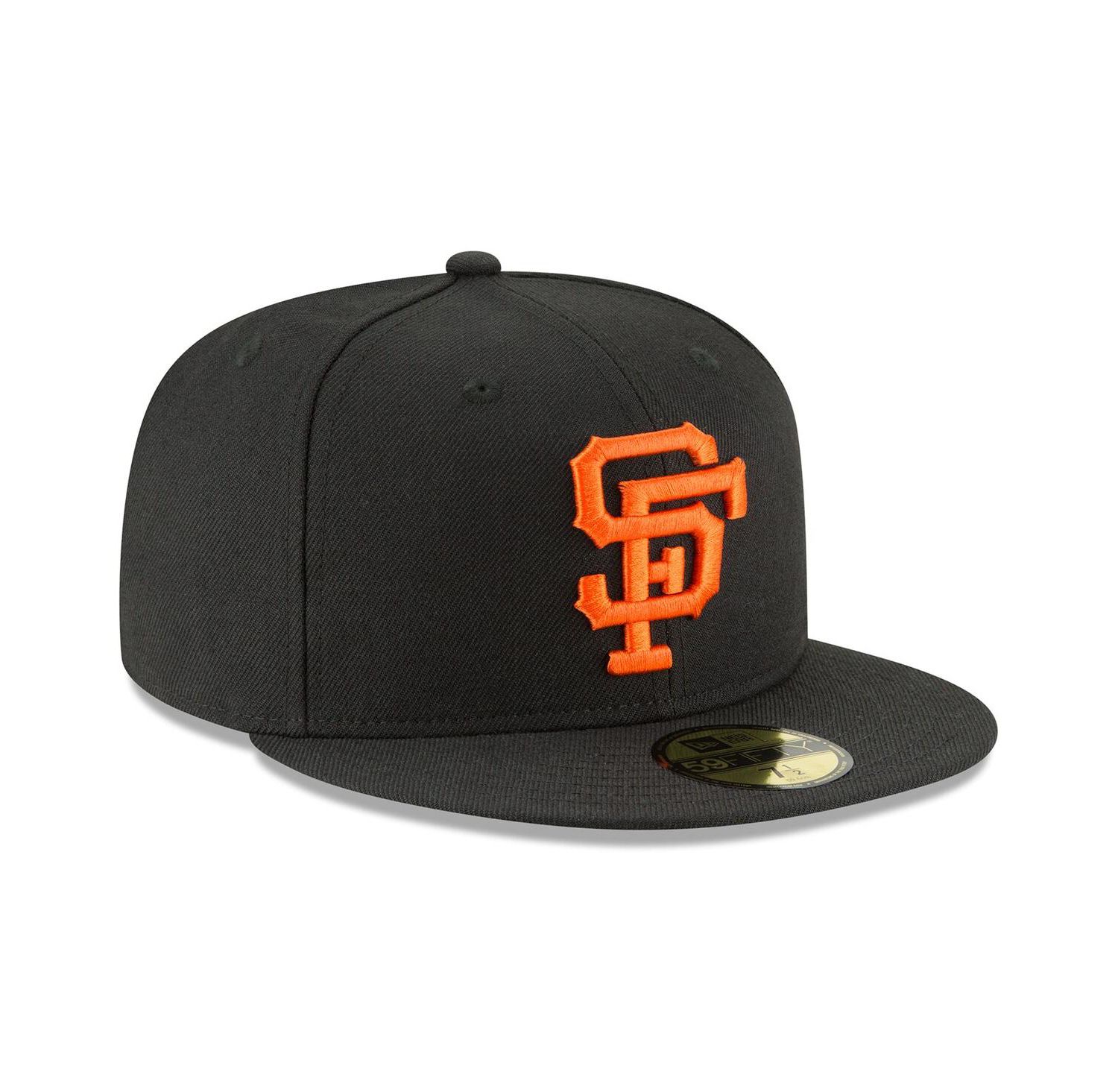 Men's Black San Francisco Giants Cooperstown Collection Wool 59FIFTY Fitted Hat