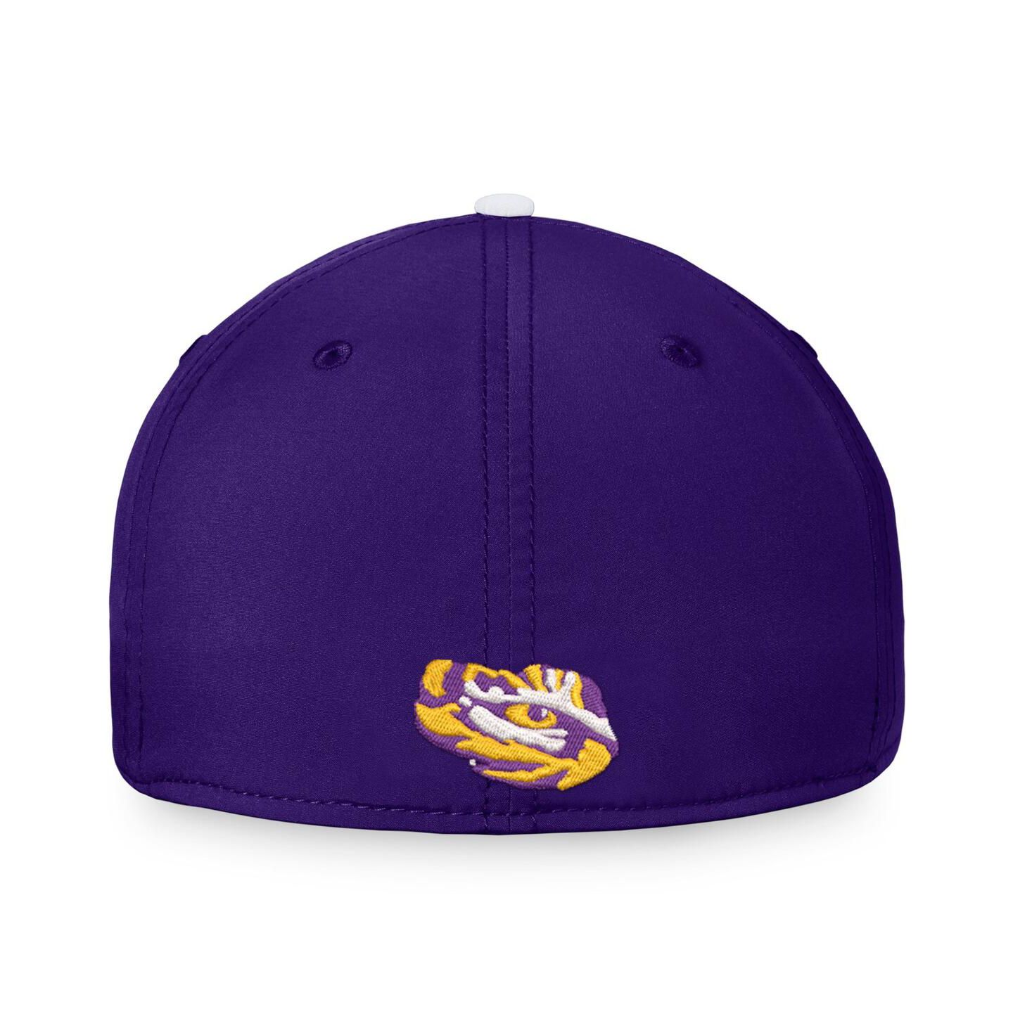 Мужская кепка Top of the World White, Purple LSU Tigers Iconic Flex Hat — фото 4