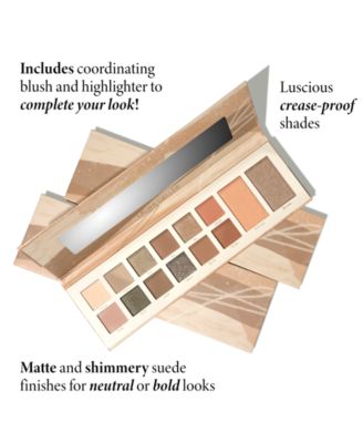 Laura's Essentials Artistic & Authentic 12 Multi-Finish Eyeshadows, 1 Highlighter, 1 Blush