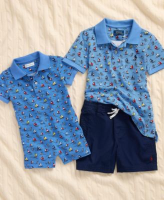 Polo Ralph Lauren Boys Baby Sailboat Polo Sibling Outfit Moments In High Tide Convo