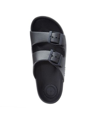 Women's Double Buckle Adjustable Slide with Everywear