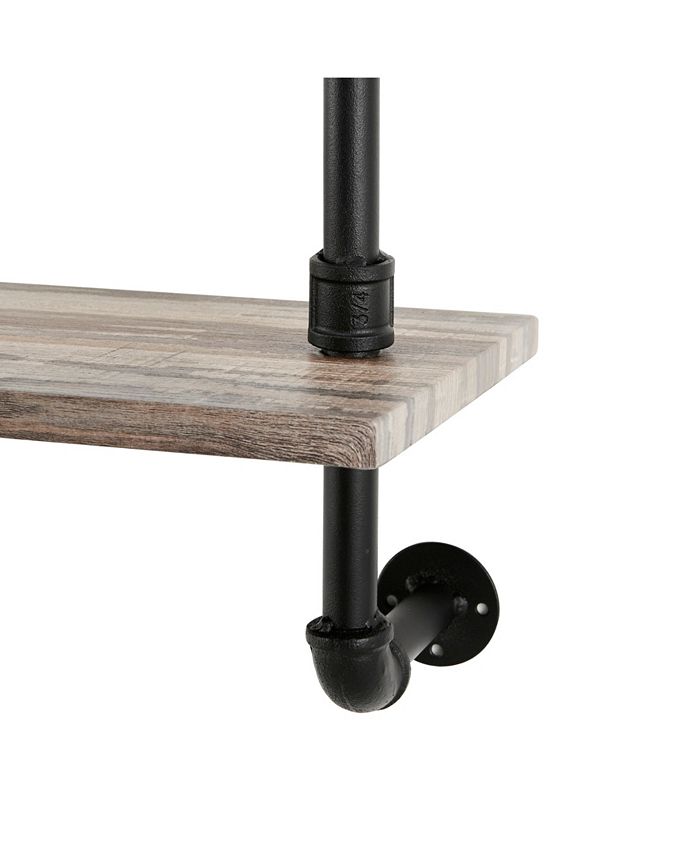 Danya B Aurora Three Tier Pipe Shelf Unit Macy's