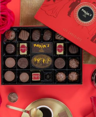 Chocolate Assortment Paris Red Tin, 22 Pieces