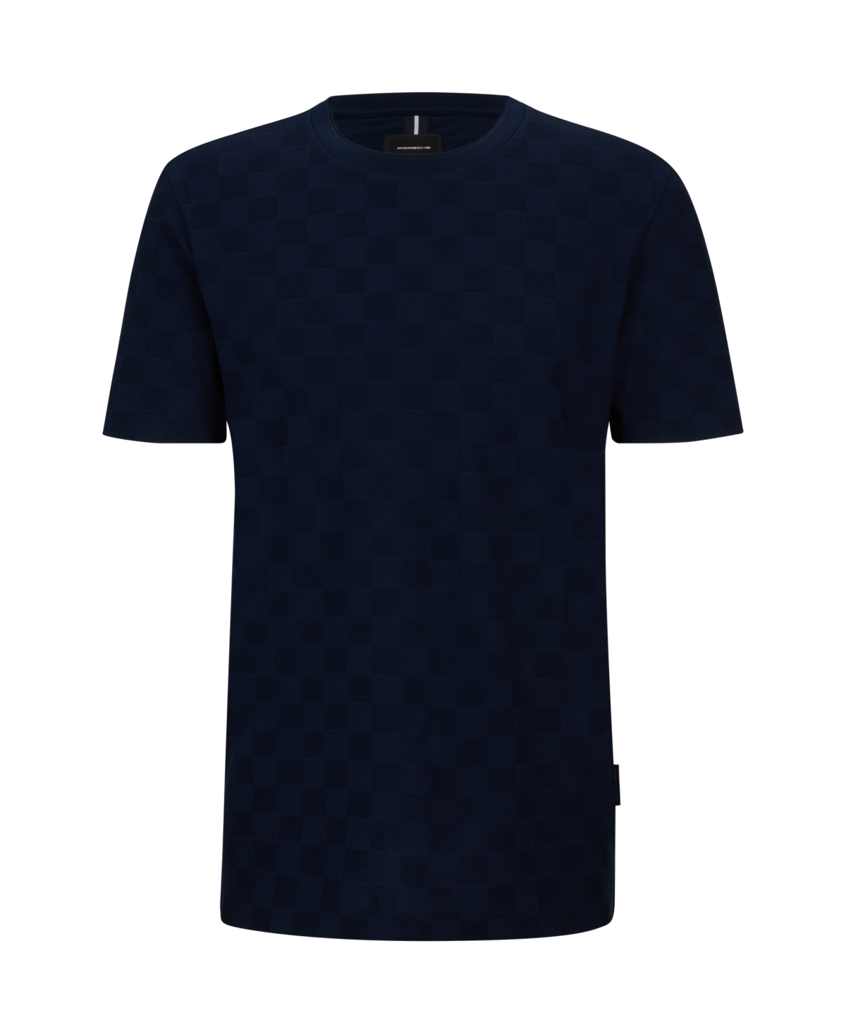 Boss by Hugo Boss Men's Porsche Check Jacquard T-shirt