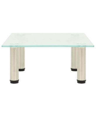 TV Stand Frosted 15.7"x13.8"x6.7" Tempered Glass