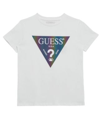 Big Boys Short Sleeve Iridescent Logo T-shirt