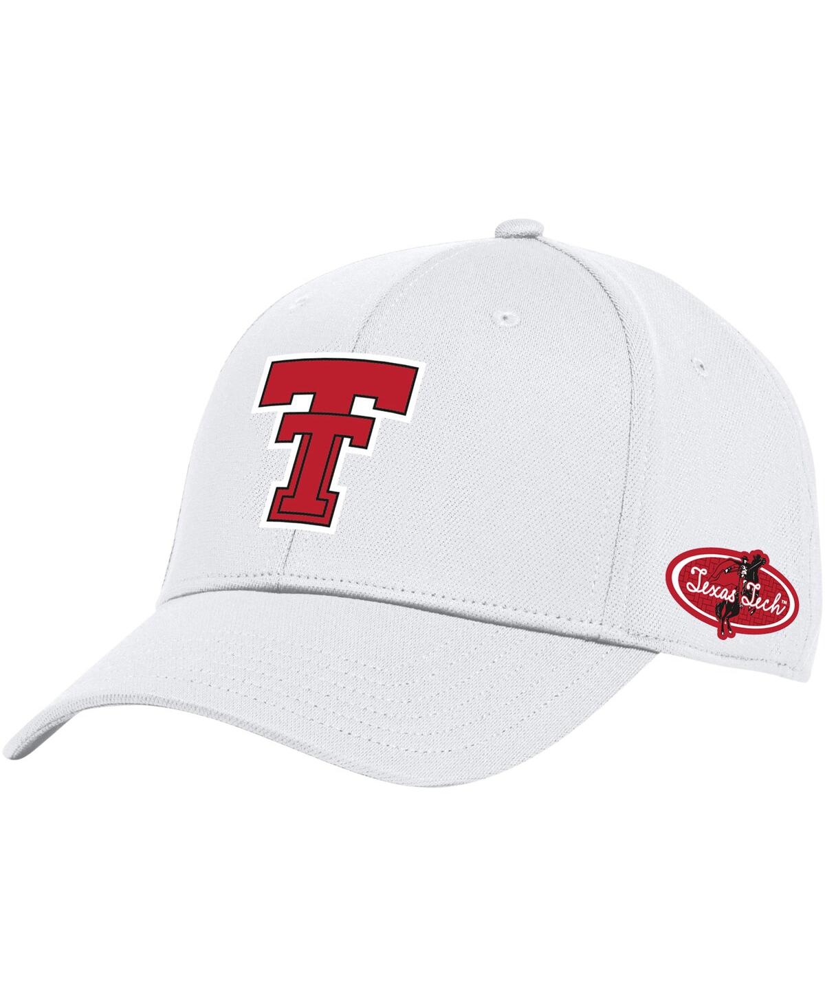 Shop Under Armour Men's  White Texas Tech Red Raiders Special Game Blitzing Iso-chill Adjustable Hat