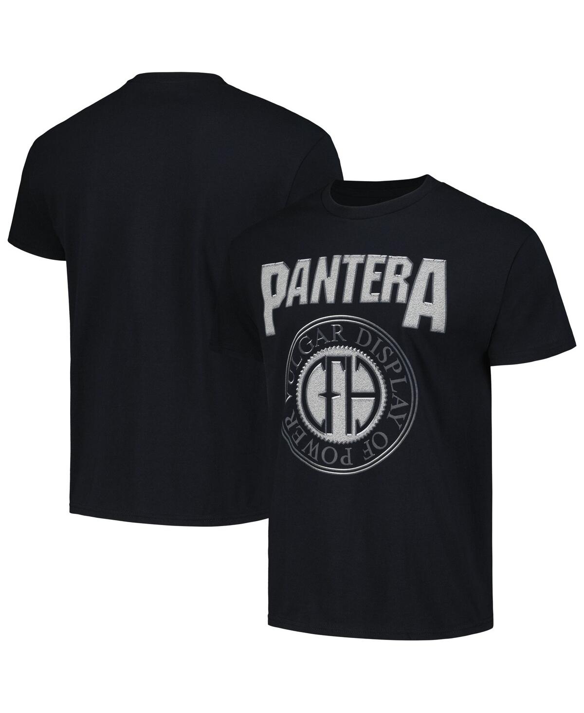 Men's and Women's Black Pantera Vulgar Display of Power T-shirt - Black