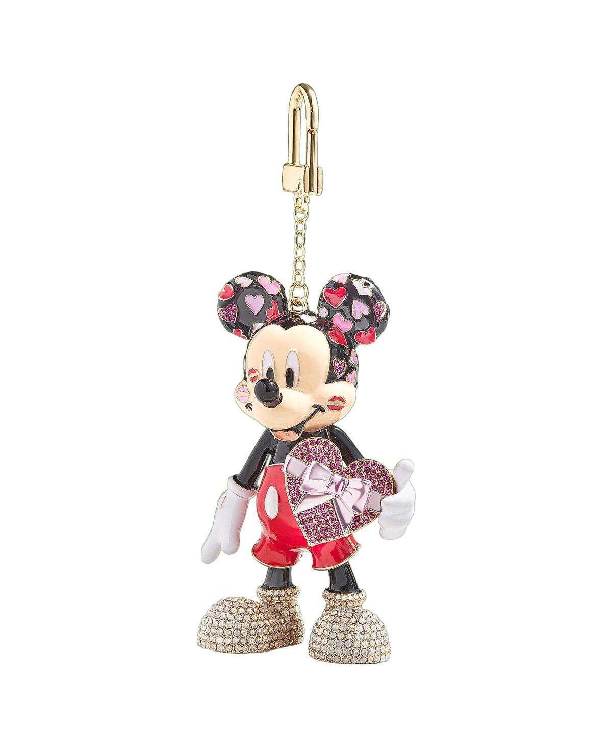 Women's Baublebar Mickey Mouse Valentine's Day Hearts Bag Charm - Multi