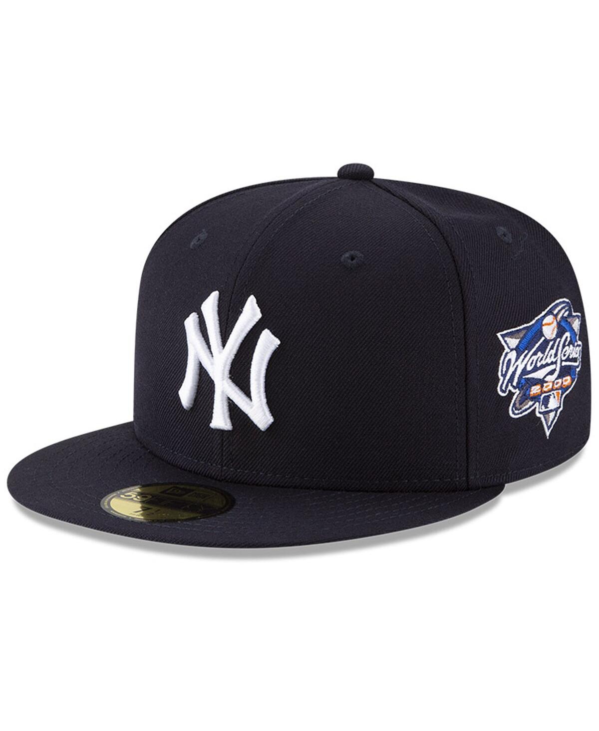 Men's New Era Navy York Yankees 2000 World Series Wool 59FIFTY Team Fitted Hat