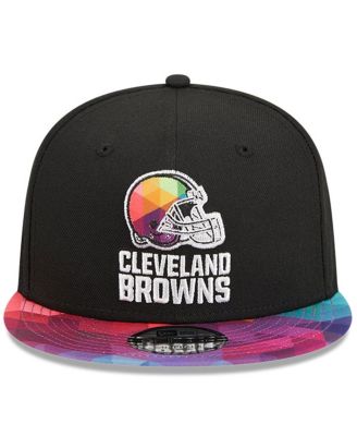 Men's Black Cleveland Browns 2023 NFL Crucial Catch 9FIFTY Snapback Hat