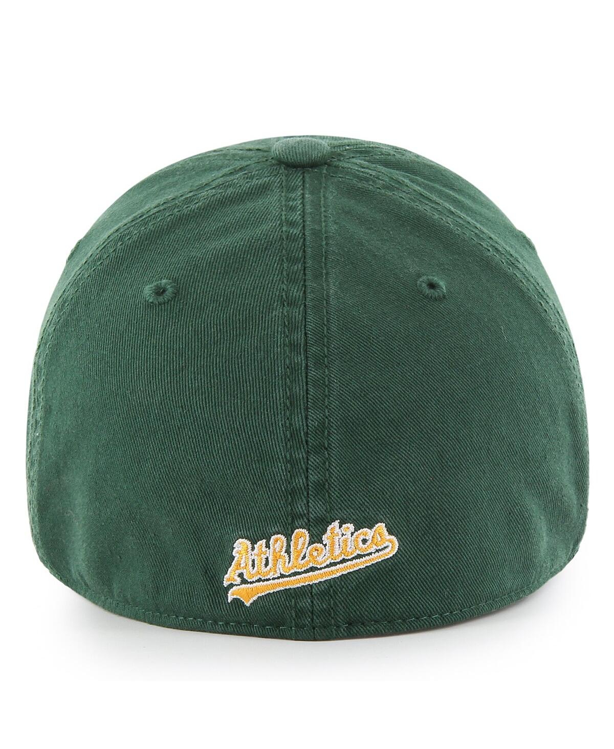 Shop 47 Brand Men's ' Green Oakland Athletics Franchise Logo Fitted Hat