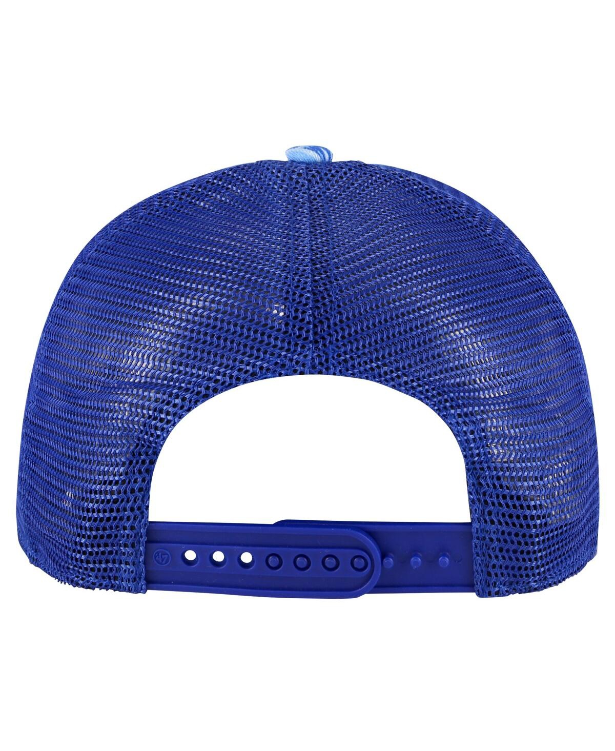 Men's '47 BrandLos Angeles Dodgers Tropicalia Trucker Hitch Adjustable Hat - Royal