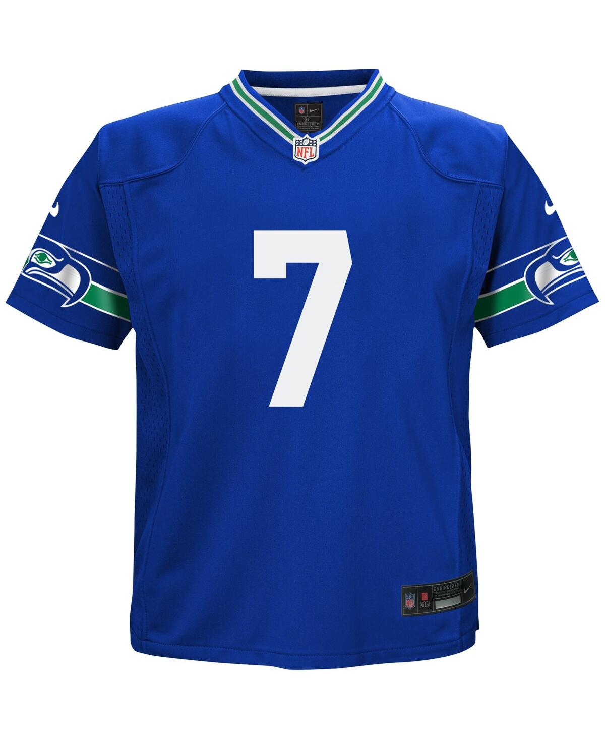 Little Boys and Girls Nike Geno SmithSeattle Seahawks Game Jersey - Royal