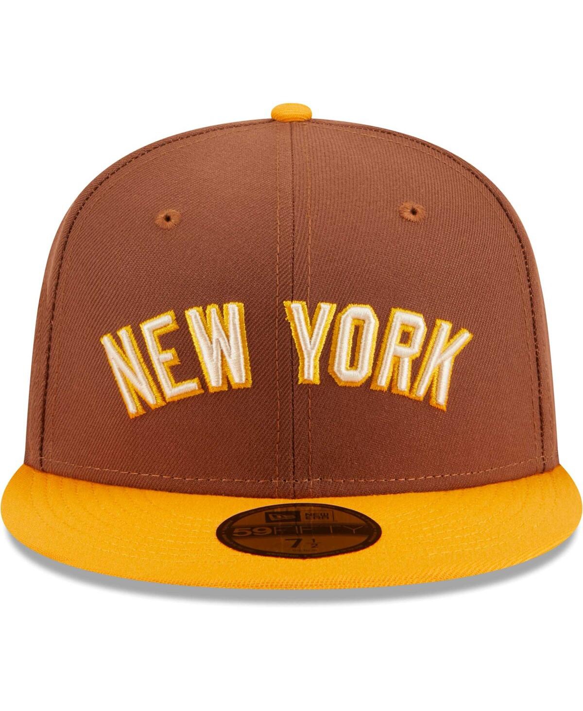 New Era Brown New York Yankees Tiramisu  59fifty Fitted Hat In Brown