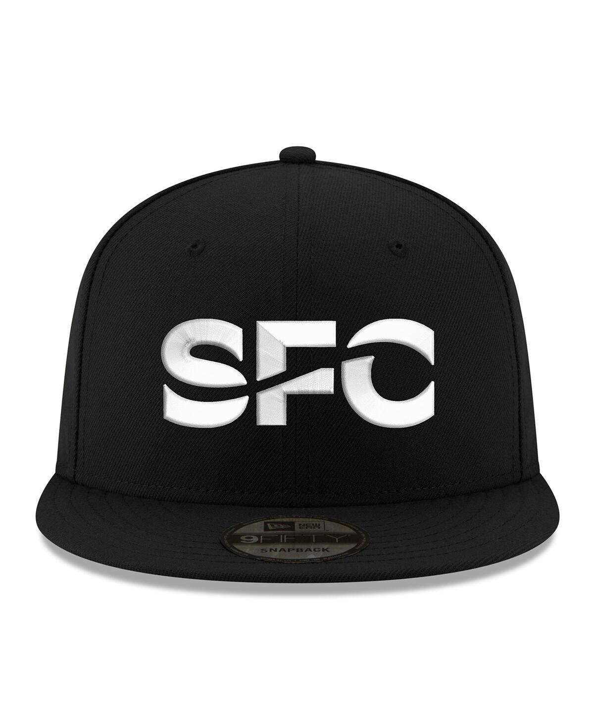 Men's New EraSeattle Sounders Fc Core 9FIFTY Snapback Hat - Black