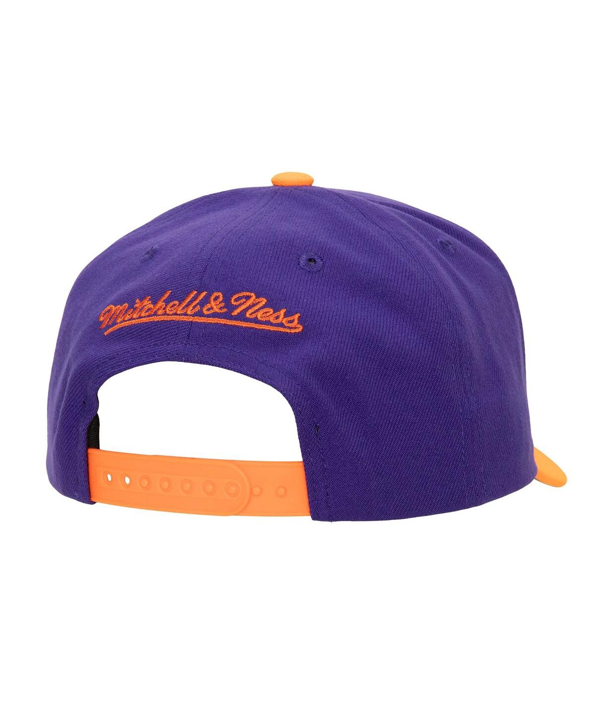Mitchell & Ness Men's  Purple, Orange Phoenix Suns Soul Xl Logo Pro Crown Snapback Hat In Purple,orange