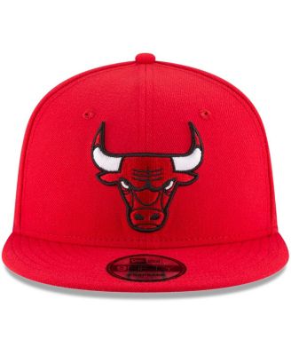 Men's Red Chicago Bulls Official Team Color 9FIFTY Snapback Hat
