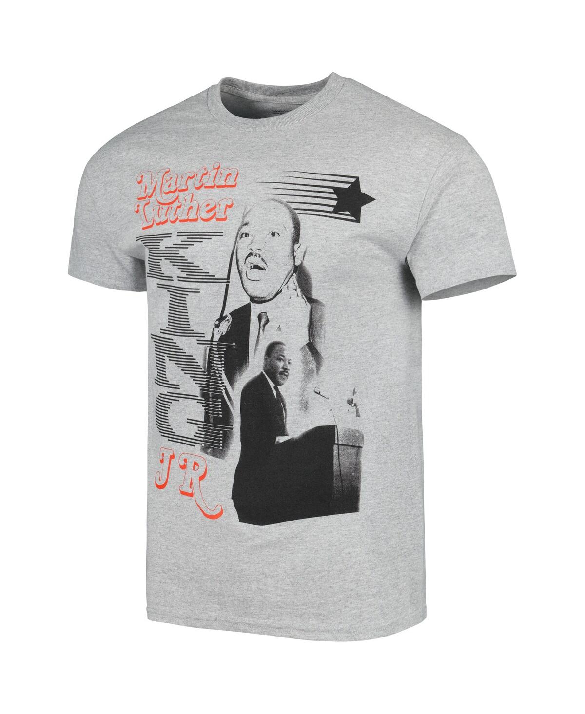 Shop Philcos Men's And Women's Gray Martin Luther King Jr. Graphic T-shirt