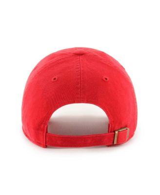 Women's Red Washington Wizards Confetti Undervisor Clean Up Adjustable Hat