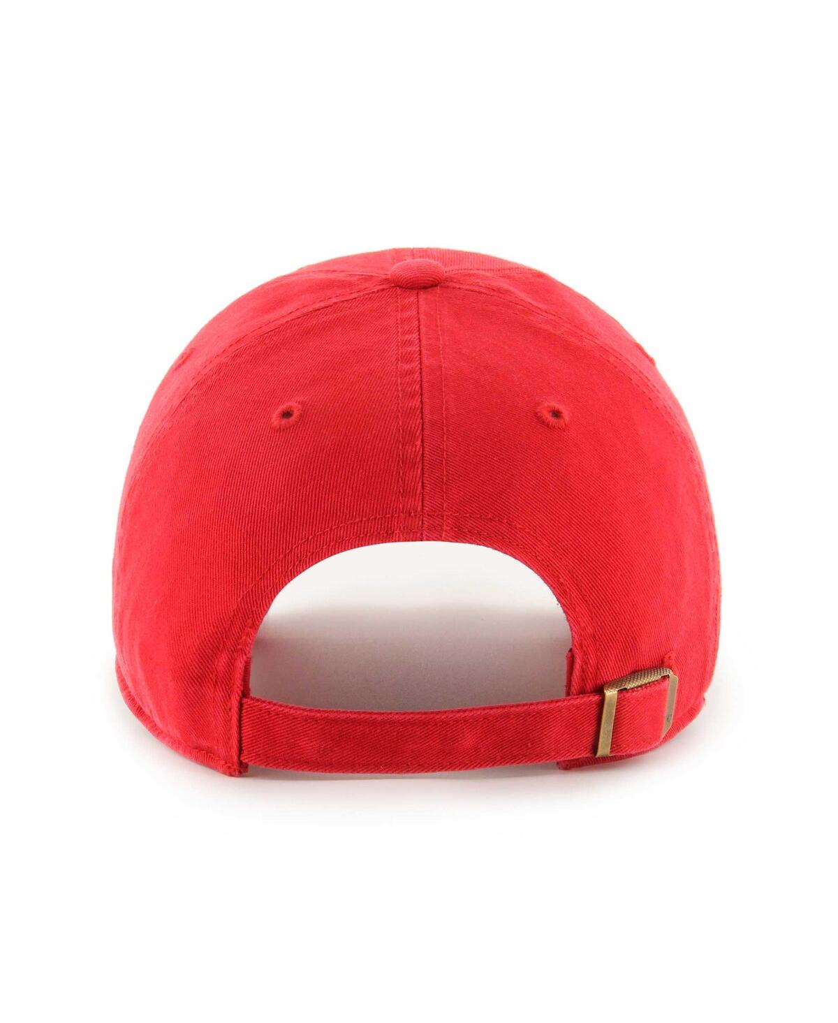 47 Brand Women's ' Red Washington Wizards Confetti Undervisor Clean Up Adjustable Hat In Red