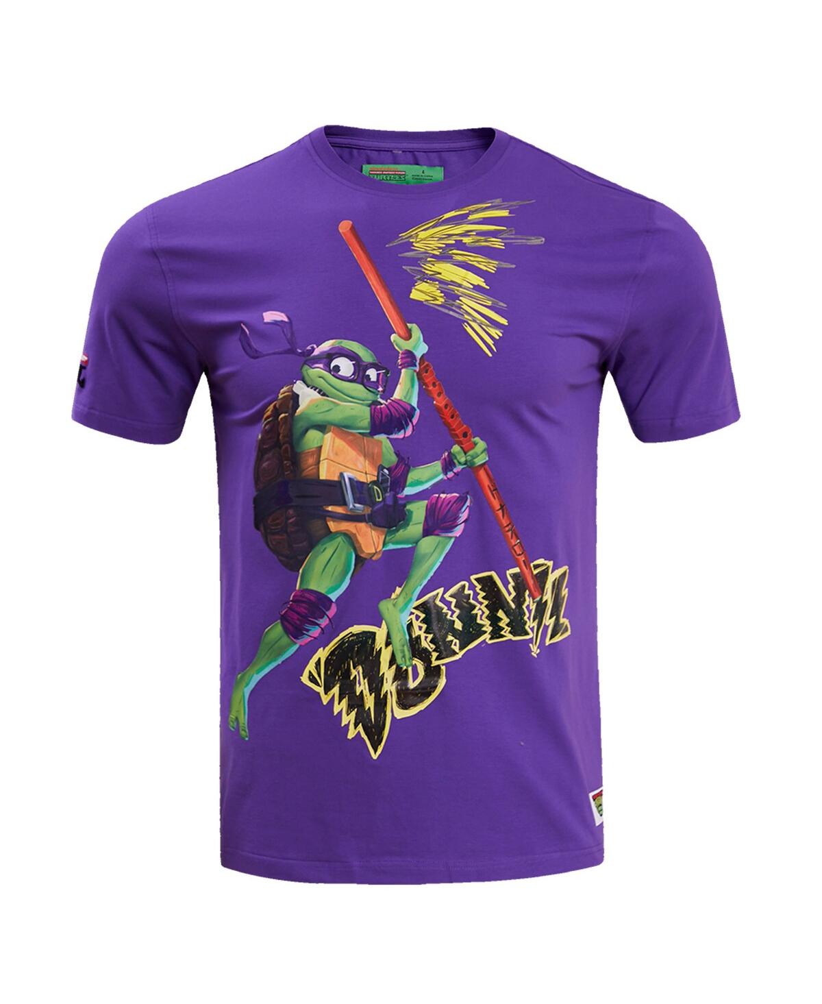 Shop Freeze Max Men's And Women's  Purple Teenage Mutant Ninja Turtles Donnie Defender Graphic T-shirt