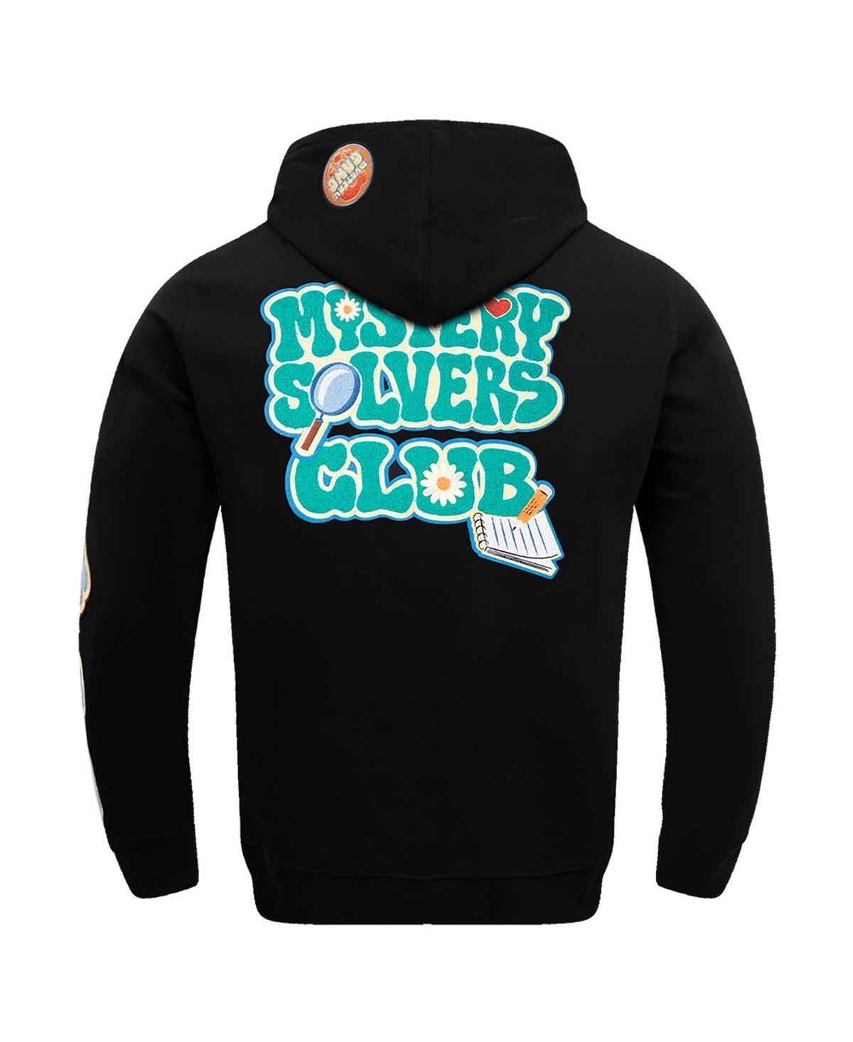Shop Freeze Max Men's And Women's  Black Scooby-doo Mystery Solvers Club Pullover Hoodie