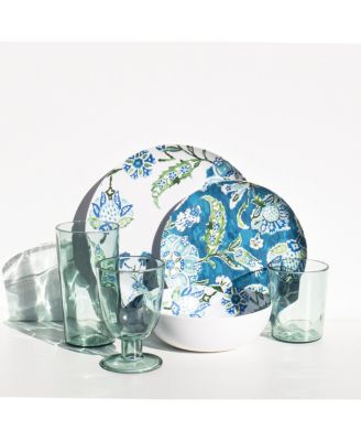 Hana Ikat Salad Plates, Set of 6