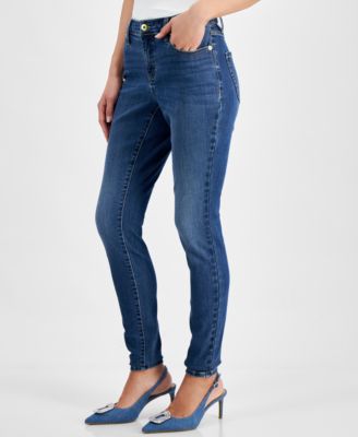 Women's Curvy Mid Rise Skinny Jeans