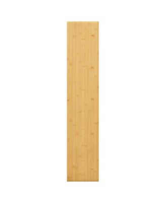 Wall Shelf Natural Bamboo Bamboo 39.4 x 7.9 x 1.6 in