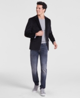 Tommy Hilfiger Men's Modern-Fit Corduroy Sport Coat - Black