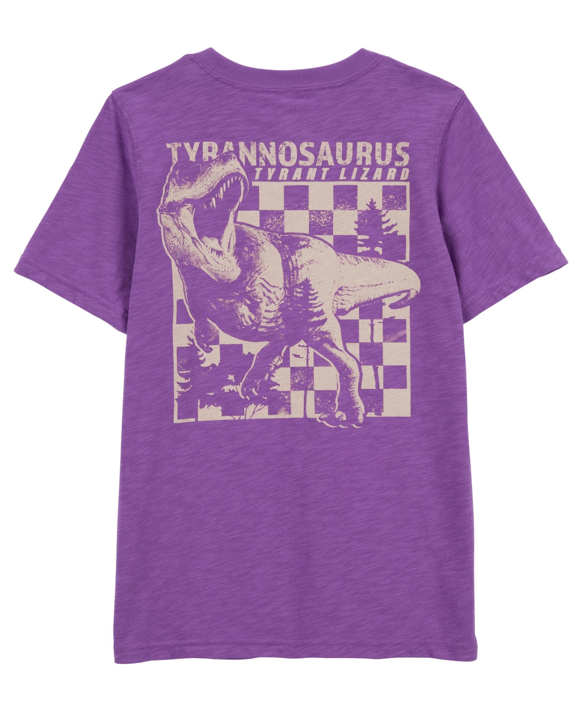 Shop Carter's Big Dinosaur Pocket Graphic T-shirt In Purple