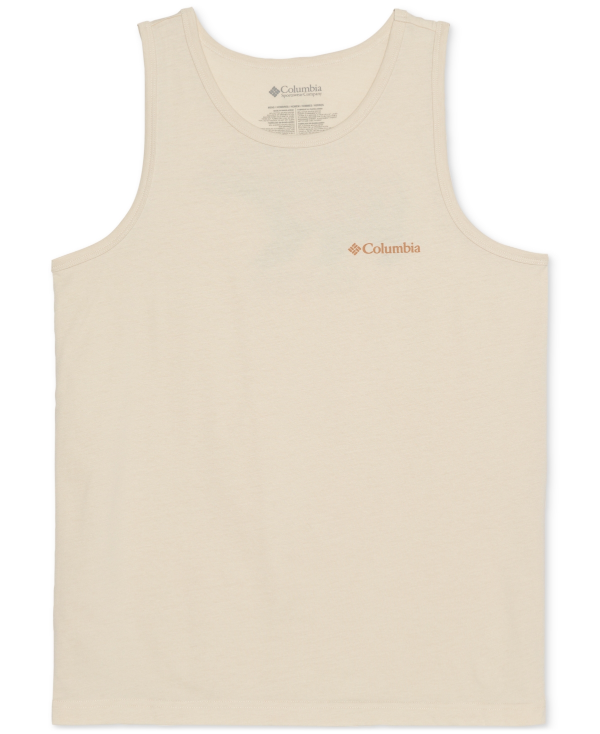 Shop Columbia Men's Koda Logo Bear Graphic Tank Top In Chalk