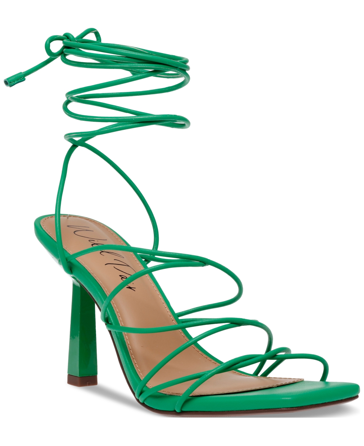 Wild Pair Eross Lace-up Dress Sandals, Created For Macy's In Green