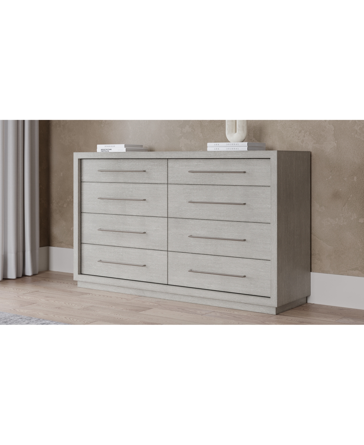 Shop Macy's Tivie Dresser, Created For  In Mineral Grey