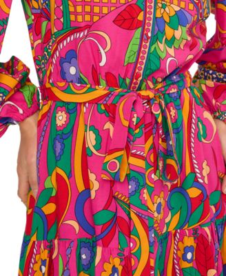 Adrianna by Adrianna Papell Women's Printed Shirtdress