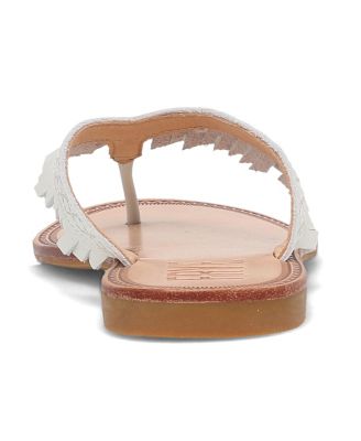 Women's Ava Fringe Thong Flat Sandals