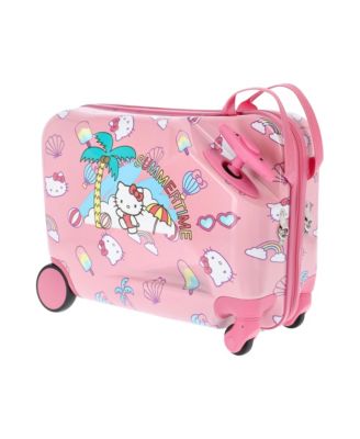 Hello Kitty Ride-on Luggage Summer Time Kids 14.5" luggage