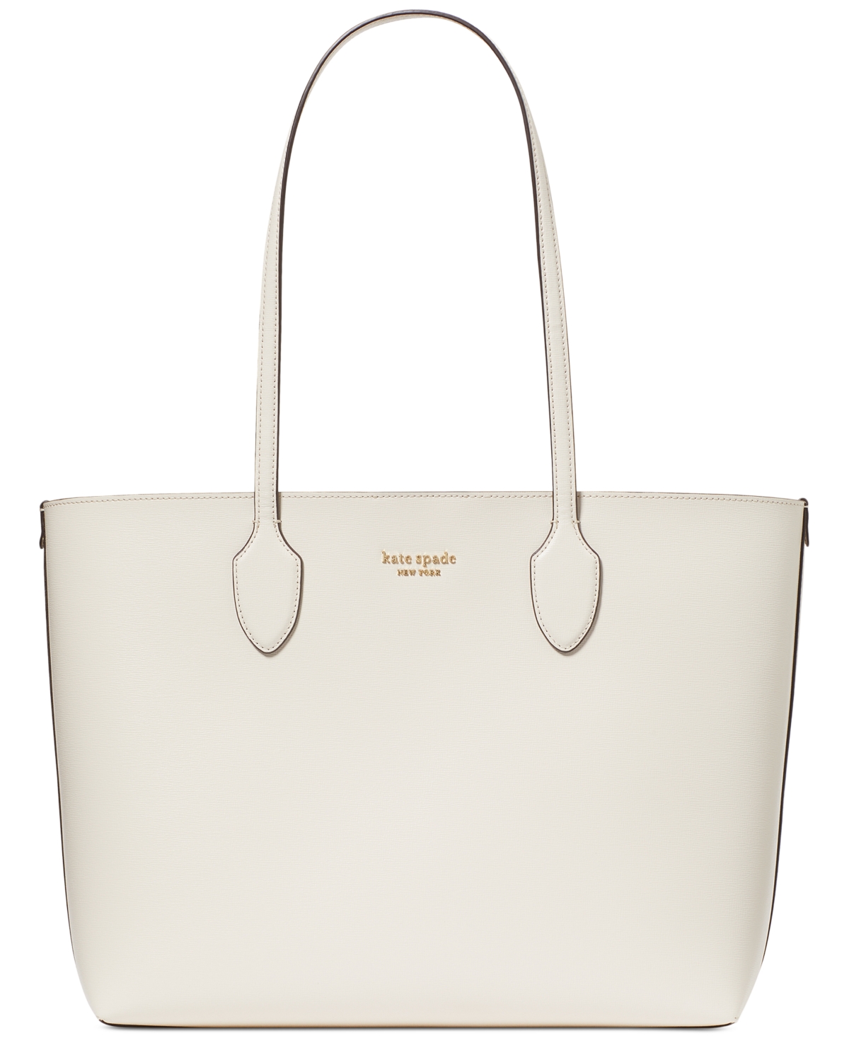 Shop Kate Spade Bleecker Saffiano Leather Large Tote In Summer Daffodil