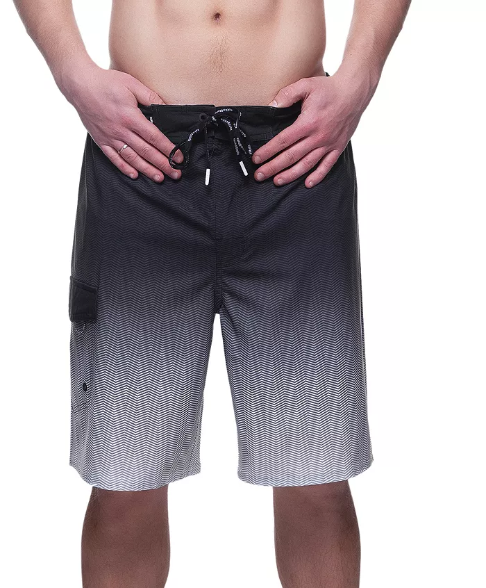 Men's 9" NO Liner Board Shorts Elastic Waist Quick Dry Swim Trunks