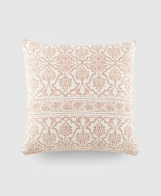 Damask Printed Decorative Pillow, 20" x 20"